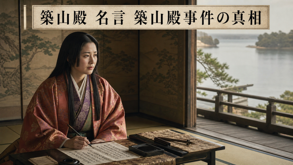 築山殿の名言と築山殿事件の真相を表したイメージ画像