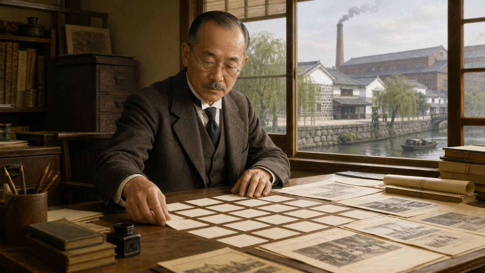 大原孫三郎の名言19選を資料で整理するイメージ画像