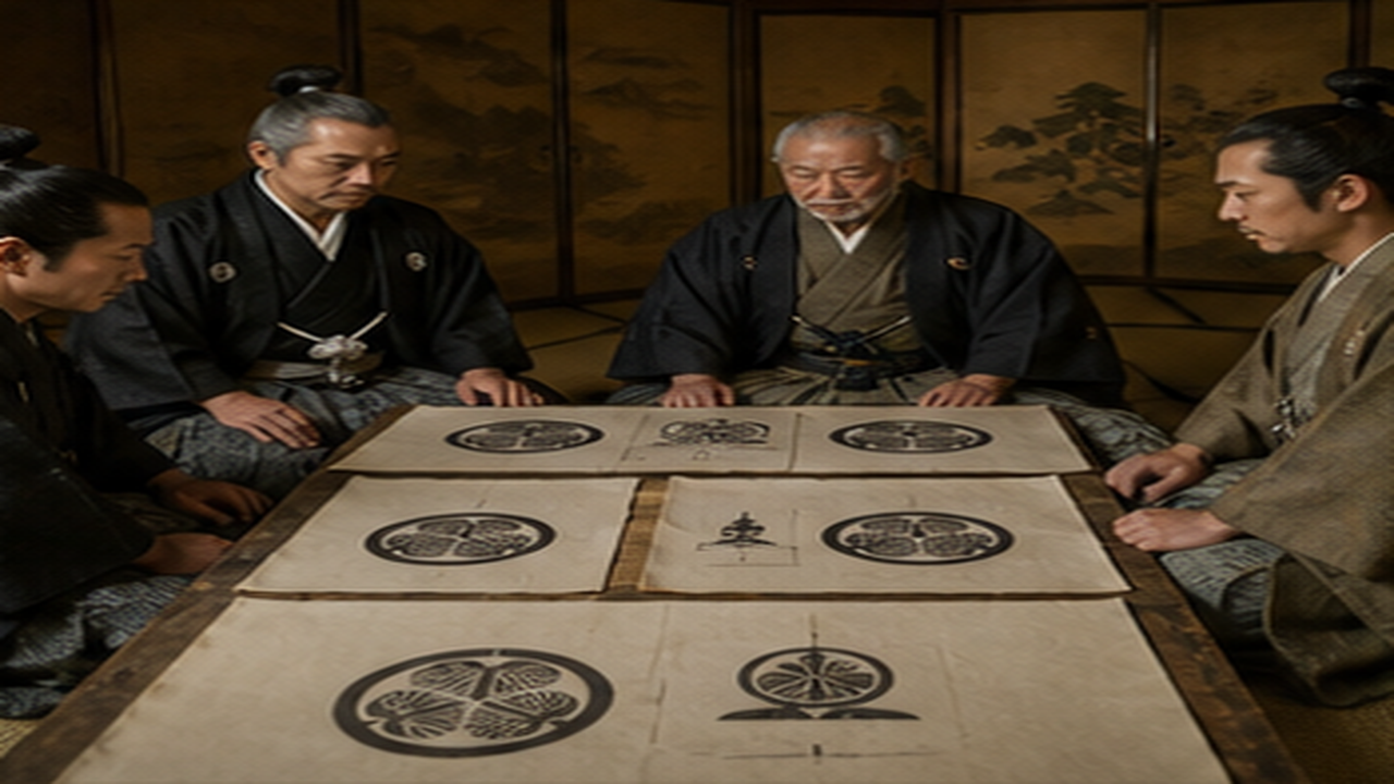 徳川信康が二代将軍となる可能性を議論する評定のイメージ画像