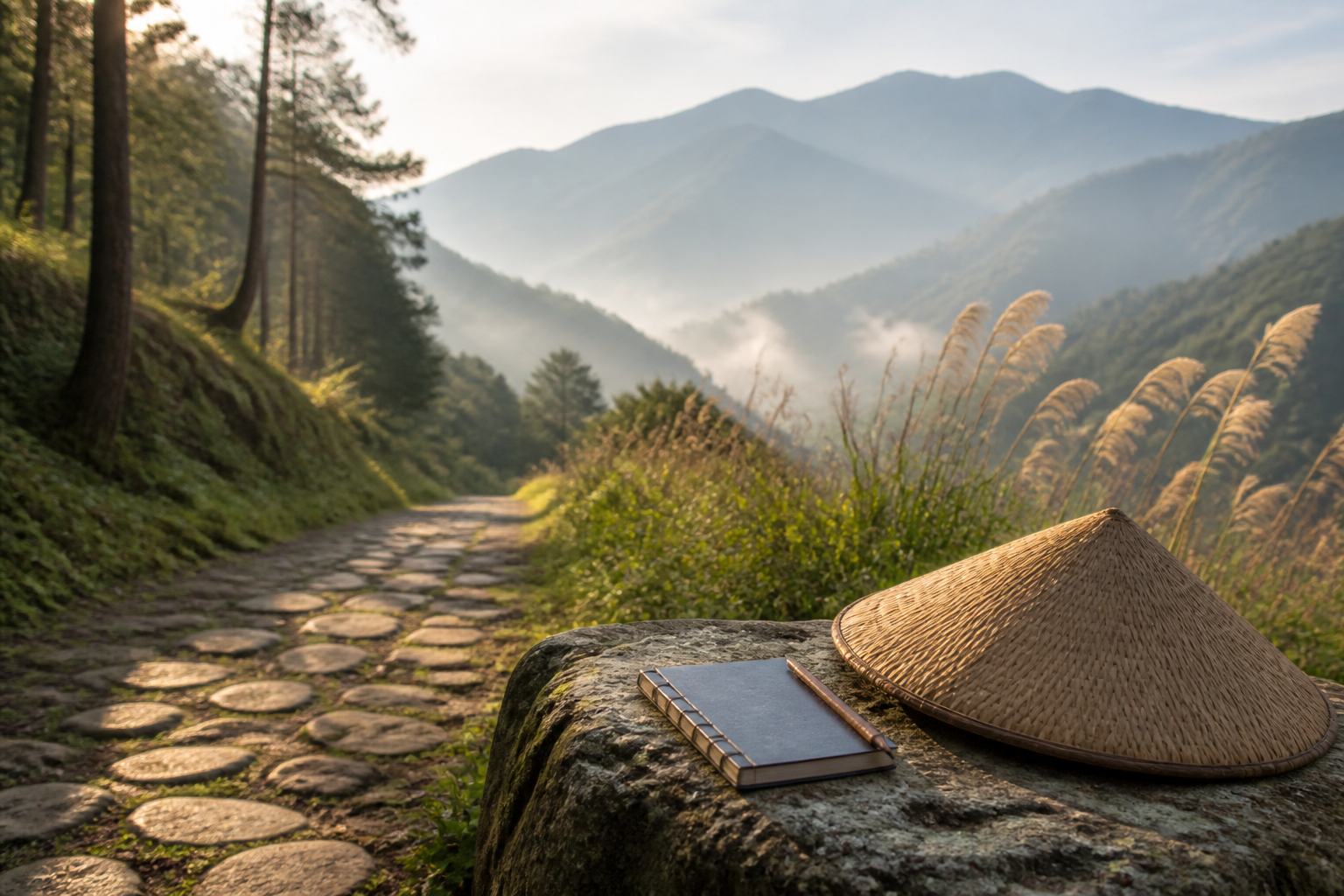 おくのほそ道の旅を表したイメージ画像
