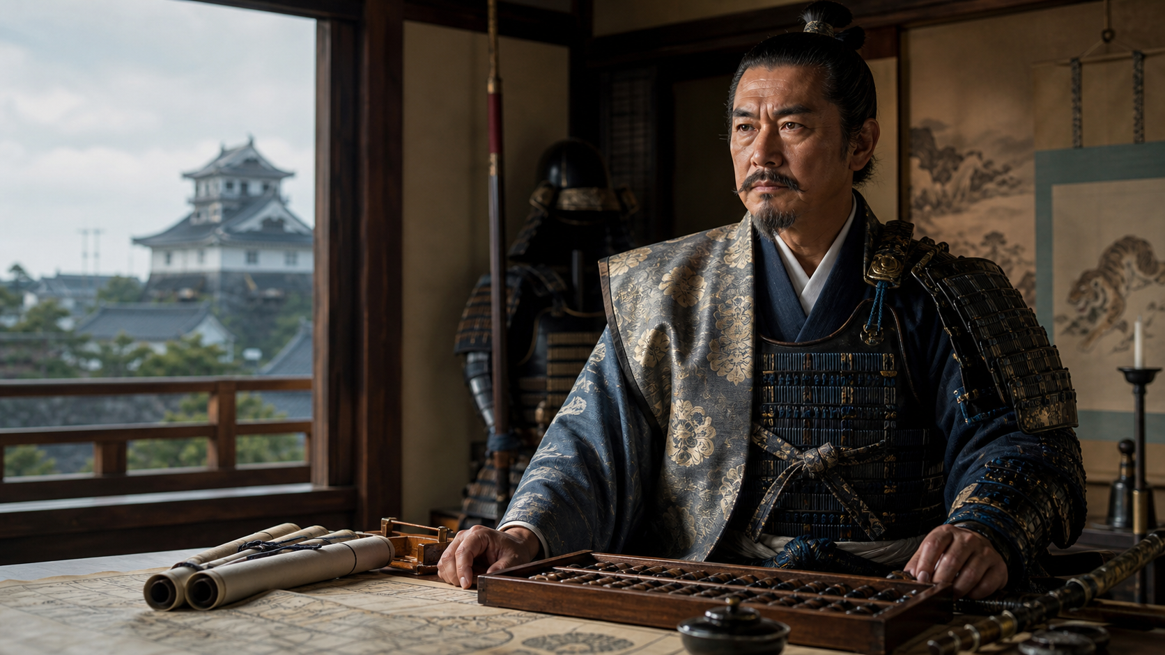 前田利家の武将としての人物像を表すリアルなイメージ画像