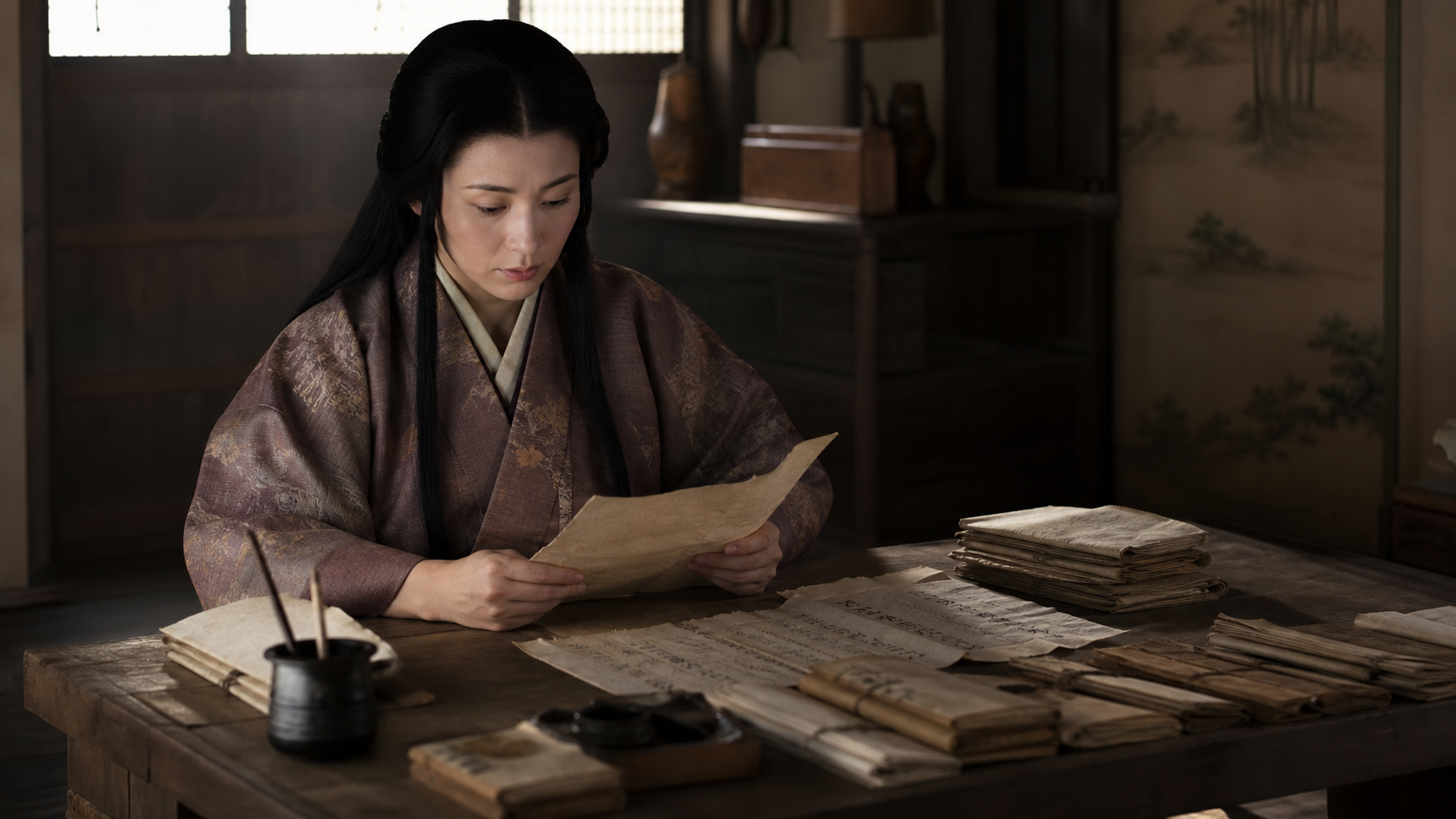 築山殿の名言を史料で確認する様子のイメージ画像