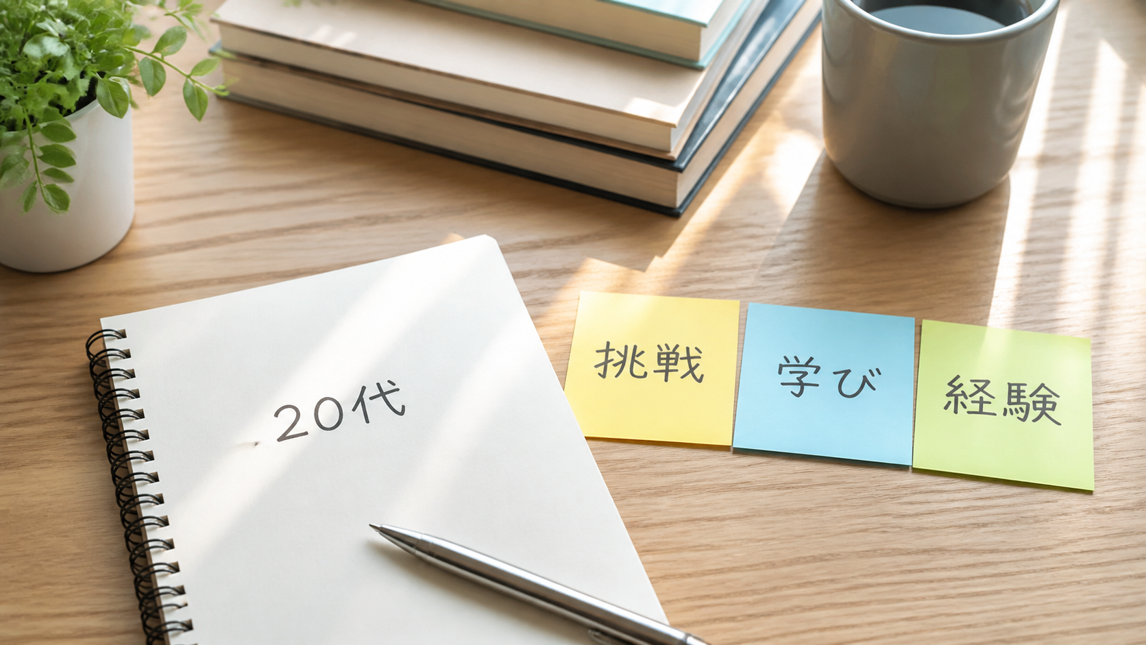 20代が挑戦や学びを始めるための名言イメージ画像
