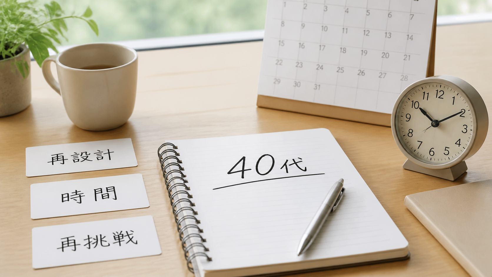 40代が時間を守り人生を再設計する名言イメージ画像