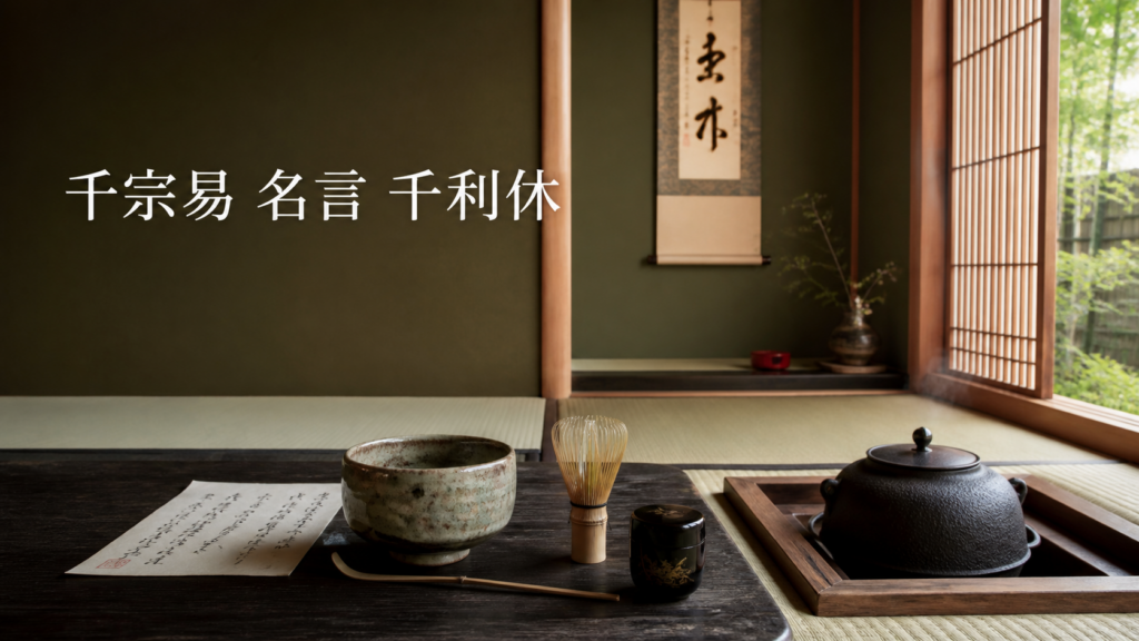 千宗易 名言 千利休のアイキャッチ（イメージ画像）