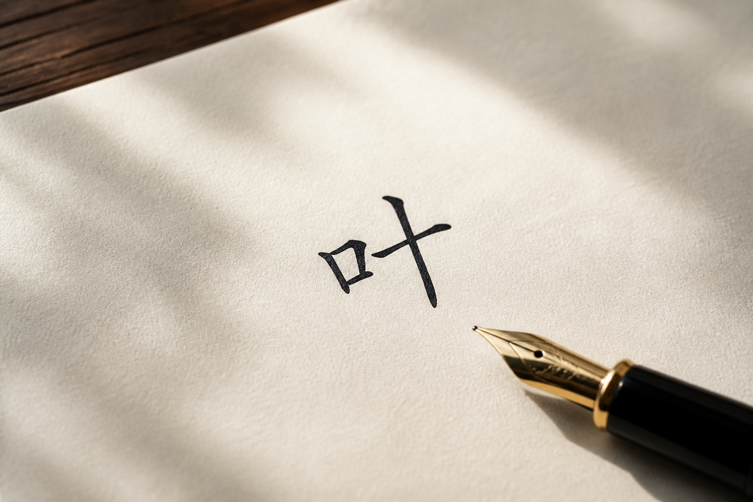 叶という文字と言葉にして願いを伝える考え方を表したイメージ画像